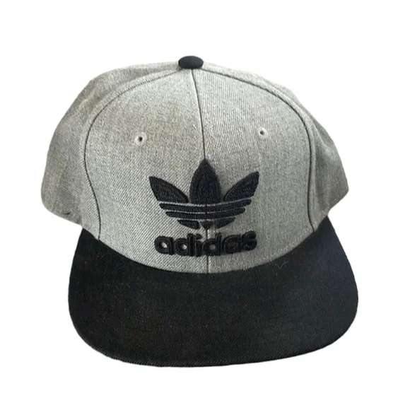 Adidas Gray and Black Adjustable Hat. - Picture 1 of 5